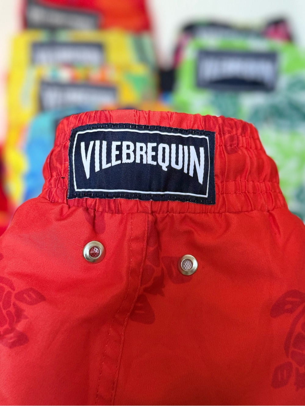 Vilebrequin Men’s Red Swim Shorts